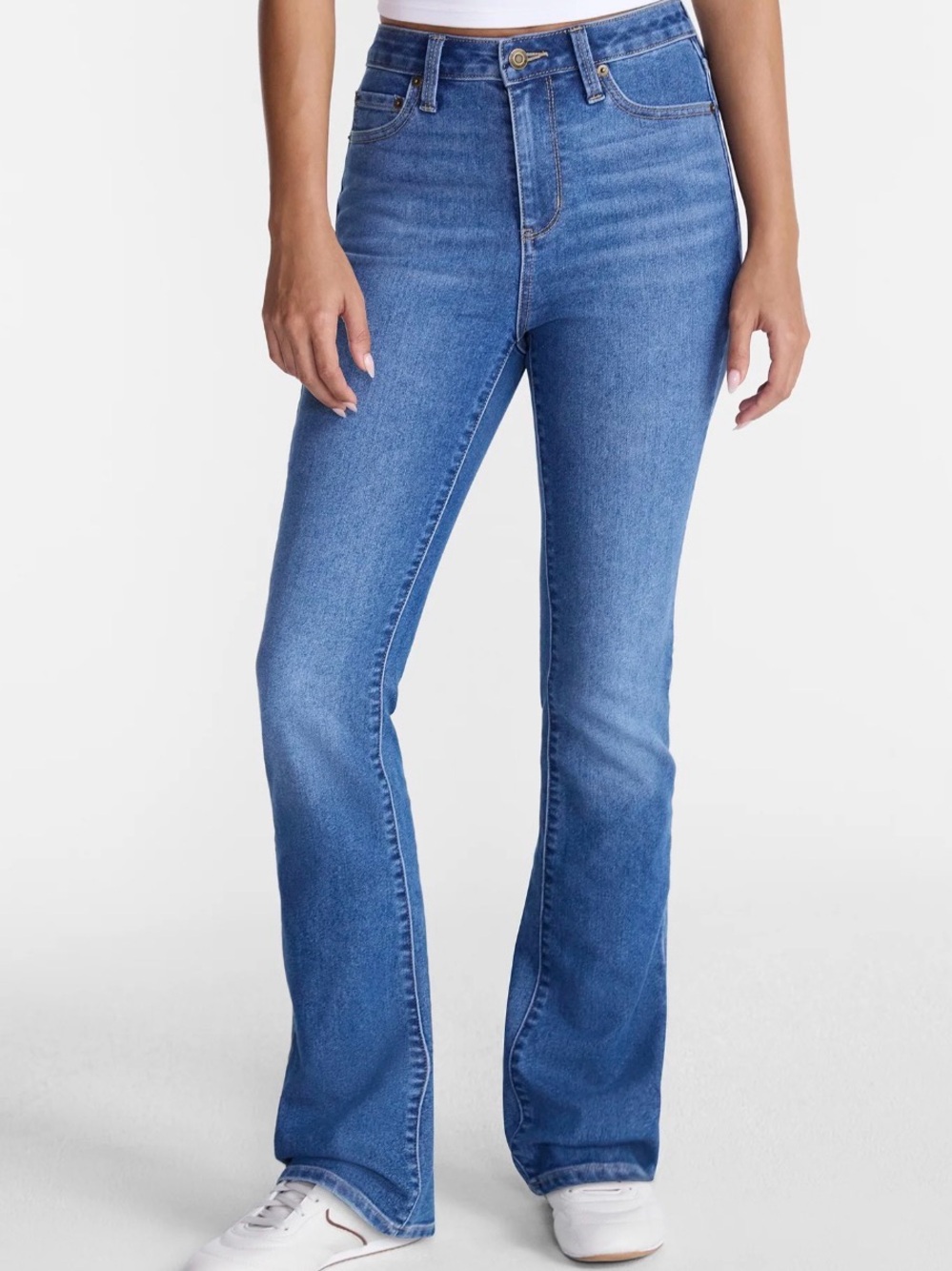 (406)Women's Stretch Denim Bootcut Jeans